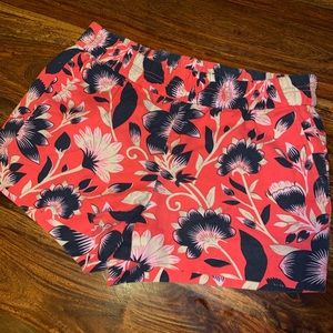 J crew floral shorts 🌺🌸 size 0